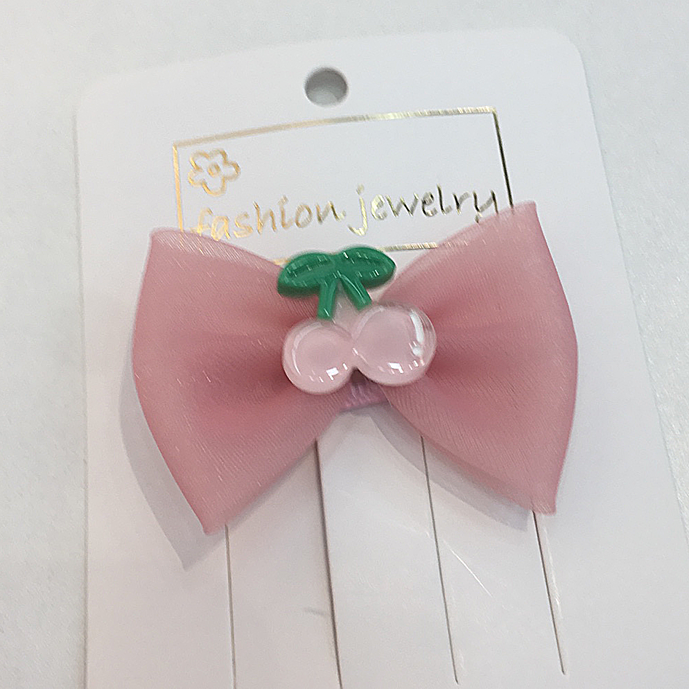 Pink Yin Peach Hairpin manufacturers direct sales classic hairpin fashion trend to match the cherry hairpin cherry accessories