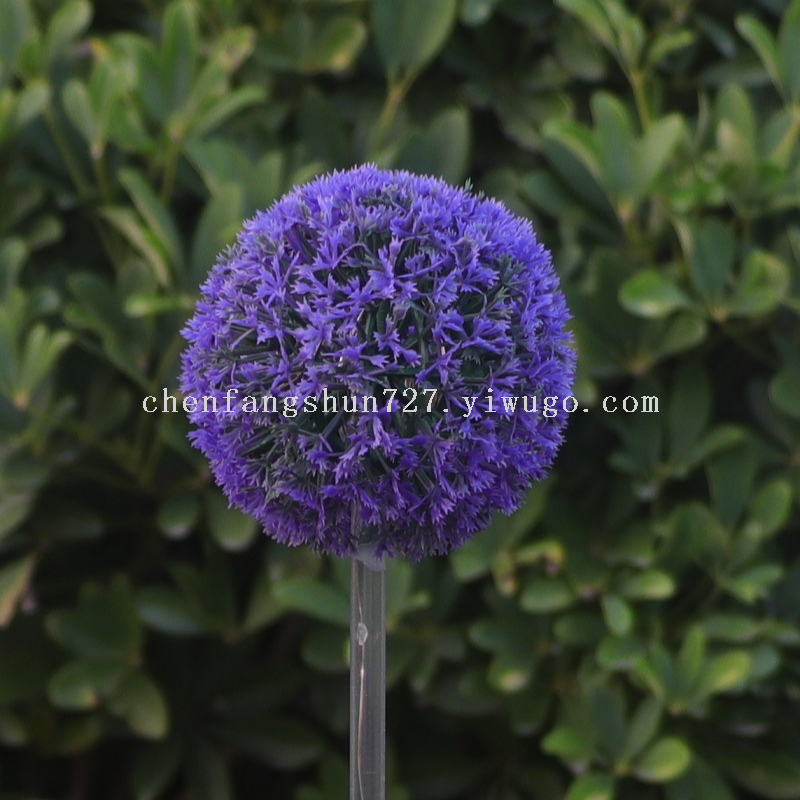 Led light-emitting pole, scallion flower lamp, outdoor villa courtyard decoration, lawn lamp, solar scallion flower ball Item Picture