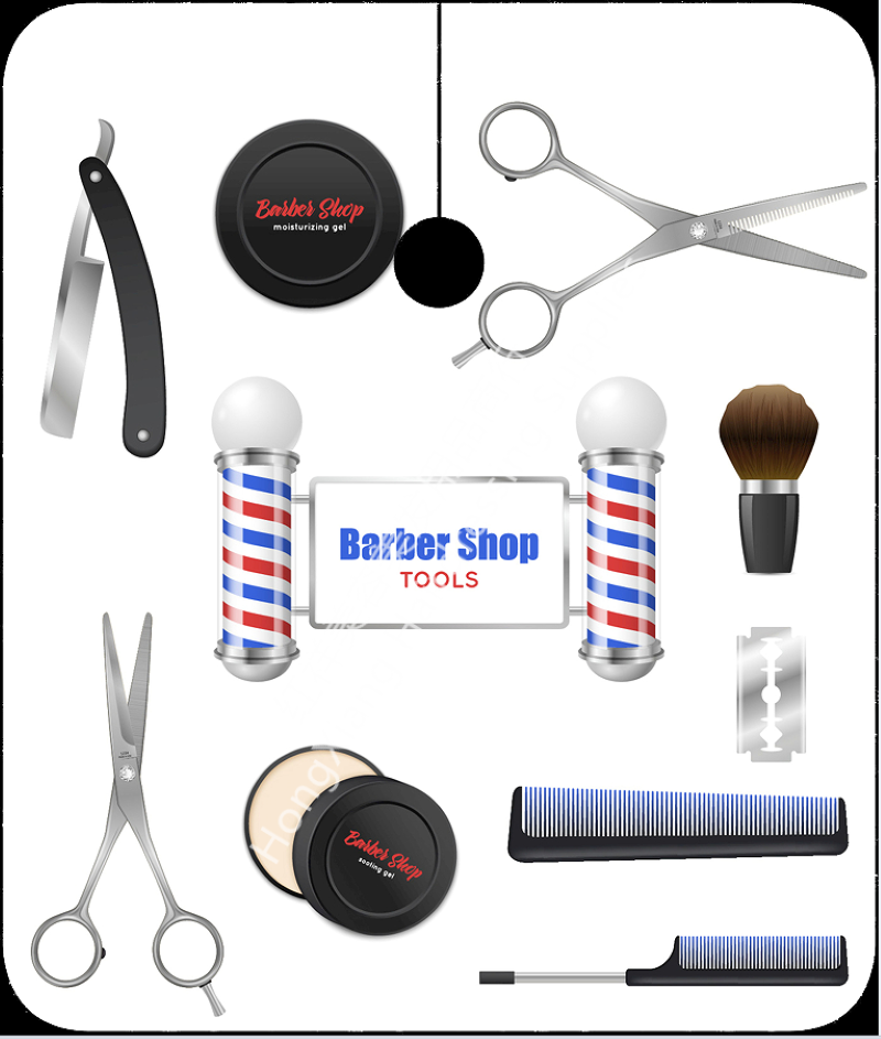 Hair salon salon hair cloths Home hair salon hair cloths Simple printed hair cloths hair cloths hair tools trend