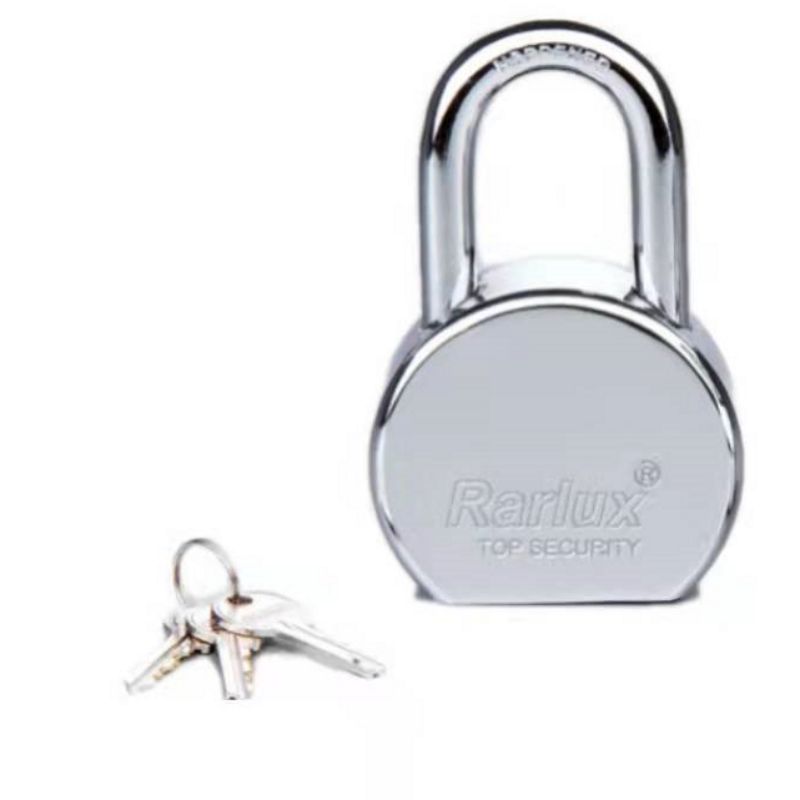 Rarlux55-80Mm High Security Solid Padlock Anti-Theft Circular Steel Padlock Specification drawing