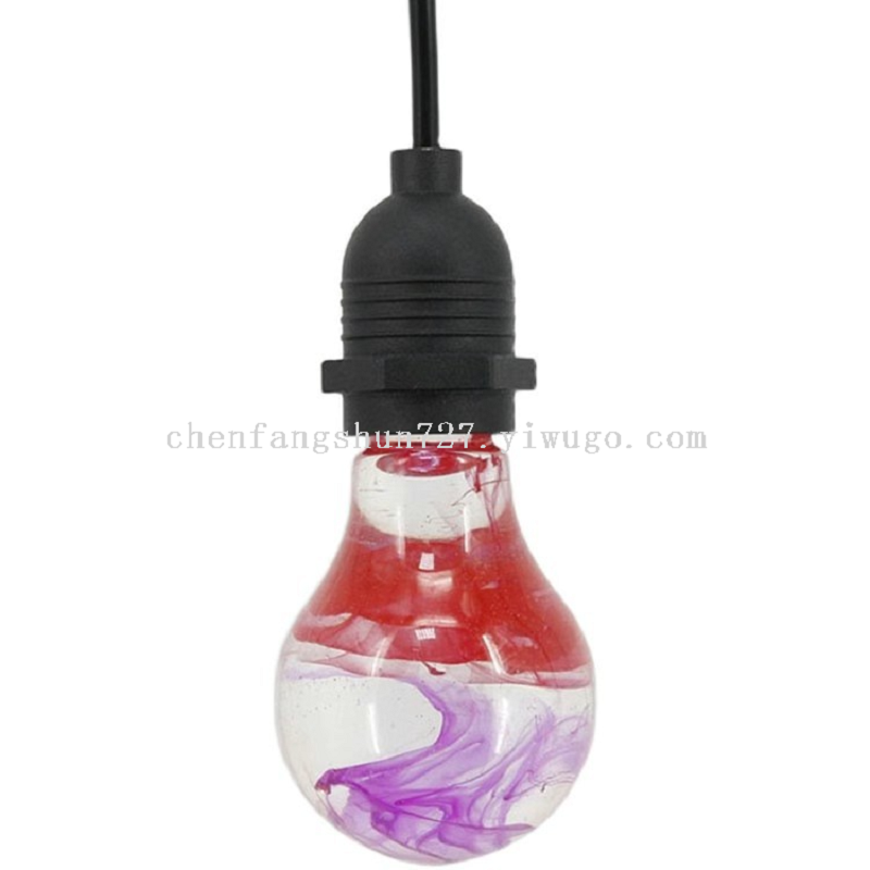 led seven-color glazed amber lamp, wishing bottle, tree lighting decorative lamp, outdoor waterproof, popular hanging tree chandelier Item Picture