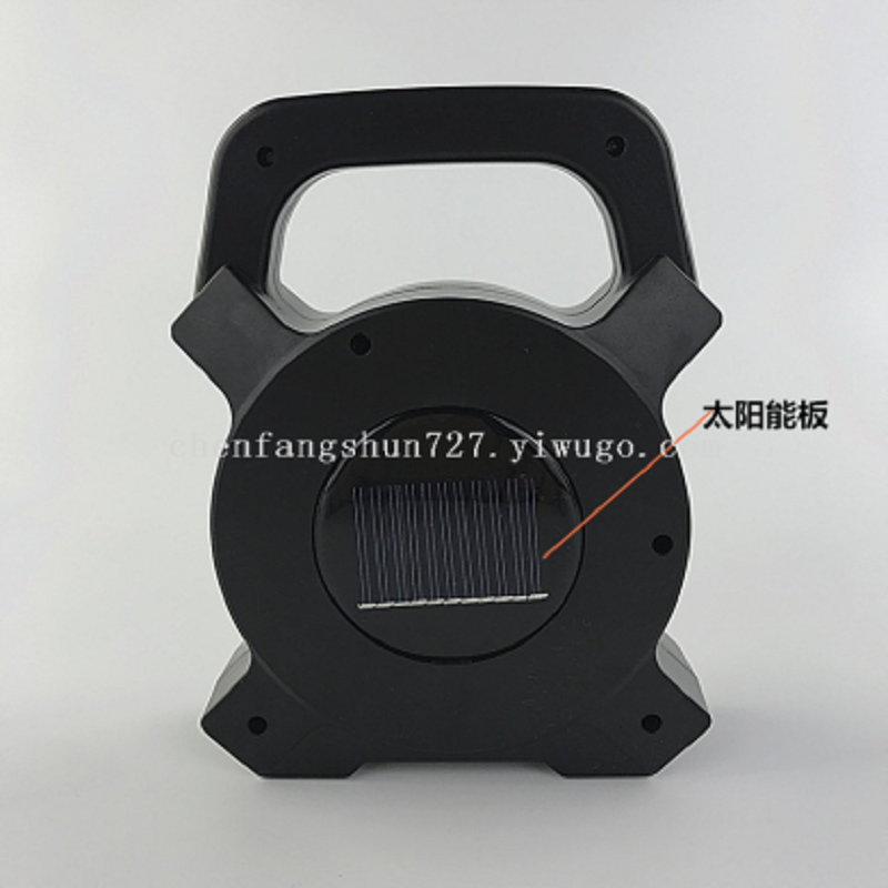 太阳能野营灯白底实物图