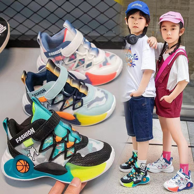 43361(Domestic sports shoes series) 2023 autumn new children's sports shoes Student shoes basketball shoes YY2301