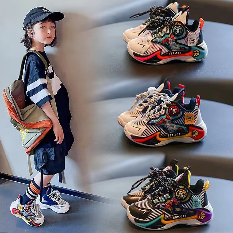 43361(Domestic sports shoes series) 2023 autumn new children's sports shoes Student shoes basketball shoes YY2302