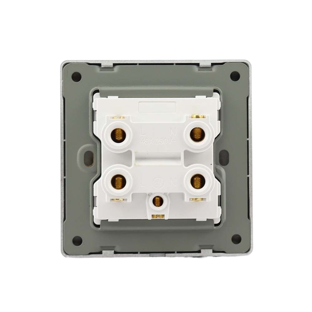 The latest best-selling 45A simple operation panel switch is universal, equipped with a current display light design, safe and flame-retardant protection, high-quality material switch, high-power 45A250V rated current wall switch Specification image