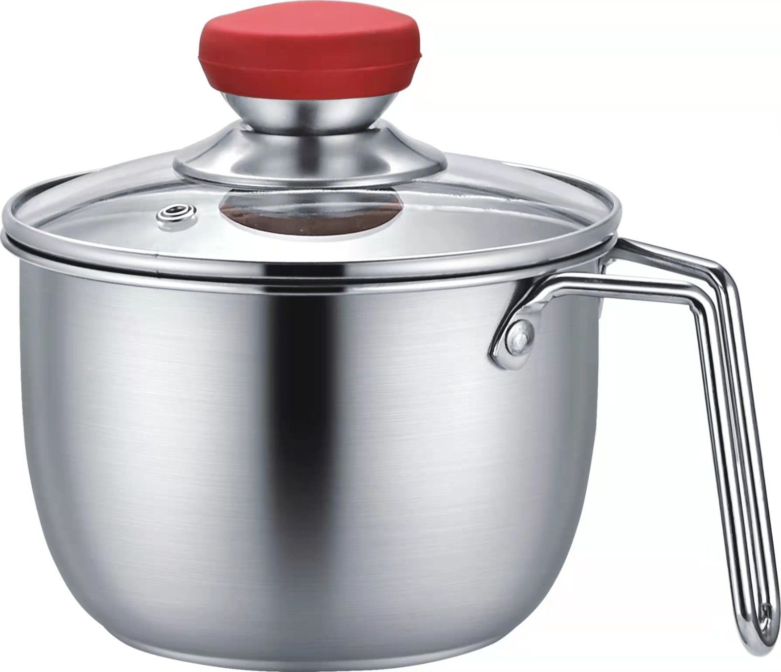 DF99118 stainless steel single-handle milk pot, multi-purpose noodle pot, stainless steel soup pot, steaming pot, salad bowl, seasoning jar, DF Trading House Item Picture