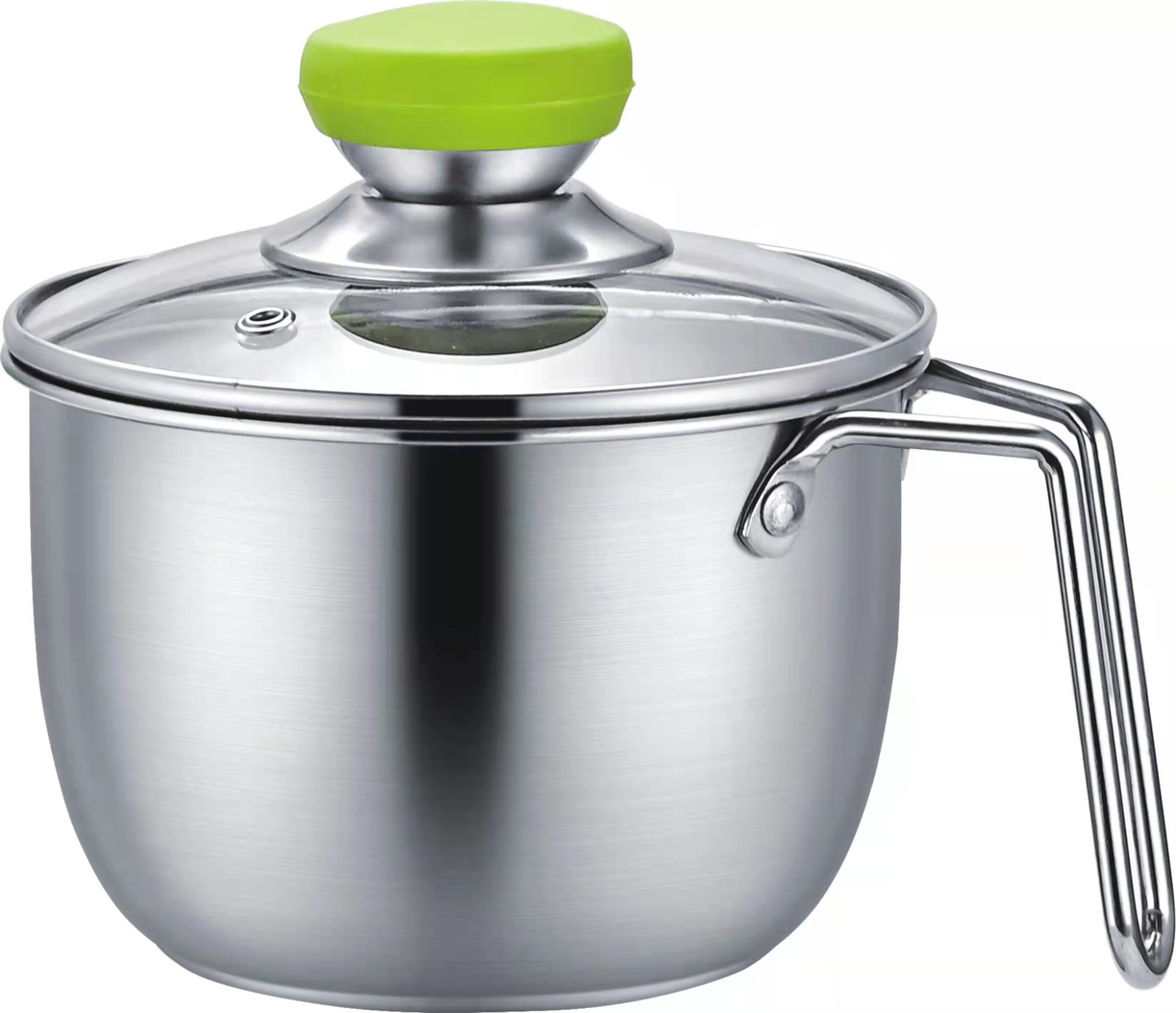 DF99118 stainless steel single-handle milk pot, multi-purpose noodle pot, stainless steel soup pot, steaming pot, salad bowl, seasoning jar, DF Trading House details Picture
