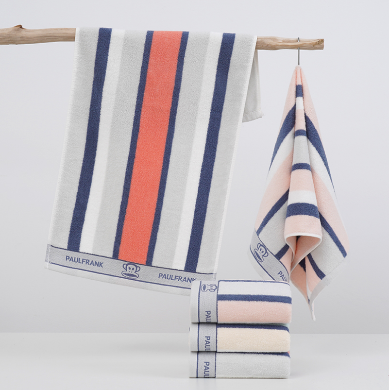 Beautiful Stripes Soft fluffy Wrinkle resistant durable clean soft Monkey towel - comfortable and soft