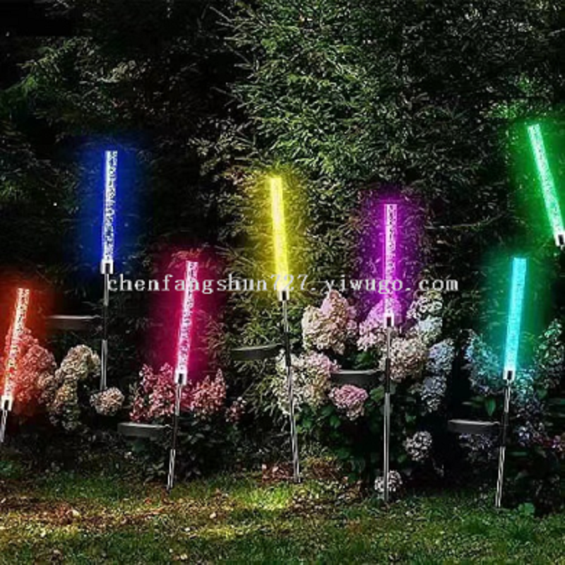 led reed solar ground socket light, frosted rod, outdoor waterproof, cross-border special supply wholesale, garden lighting landscape Item Picture