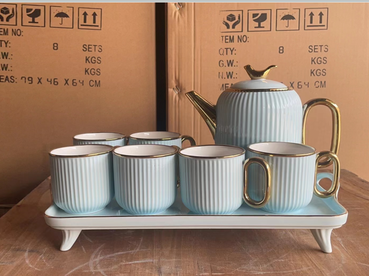 Jingdezhen Ceramic Coffee Cup Set Teapot Set European Water Set Afternoon Tea Cup undefined