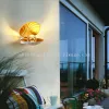 Shell wall lamps, outdoor waterproof, hotel, homestay, villa, courtyard, corridor, aisle, balcony, bedside, bedroom decorative lights Application Scenario