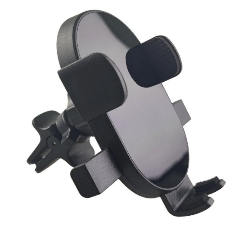 汽车出风口自动锁手机支架 车载出风口手机支架 多功能手机架 QW355