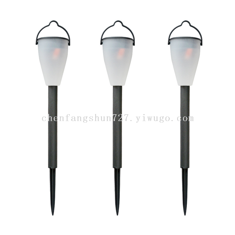 Cross-border solar lights, outdoor courtyard LED stainless steel candle lights, lawn deck decorative night lights, Halloween Item Picture