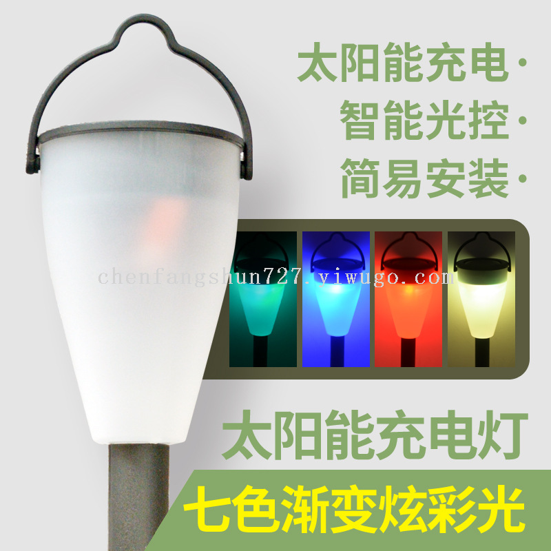 Cross-border solar lights, outdoor courtyard LED stainless steel candle lights, lawn deck decorative night lights, Halloween Specification image