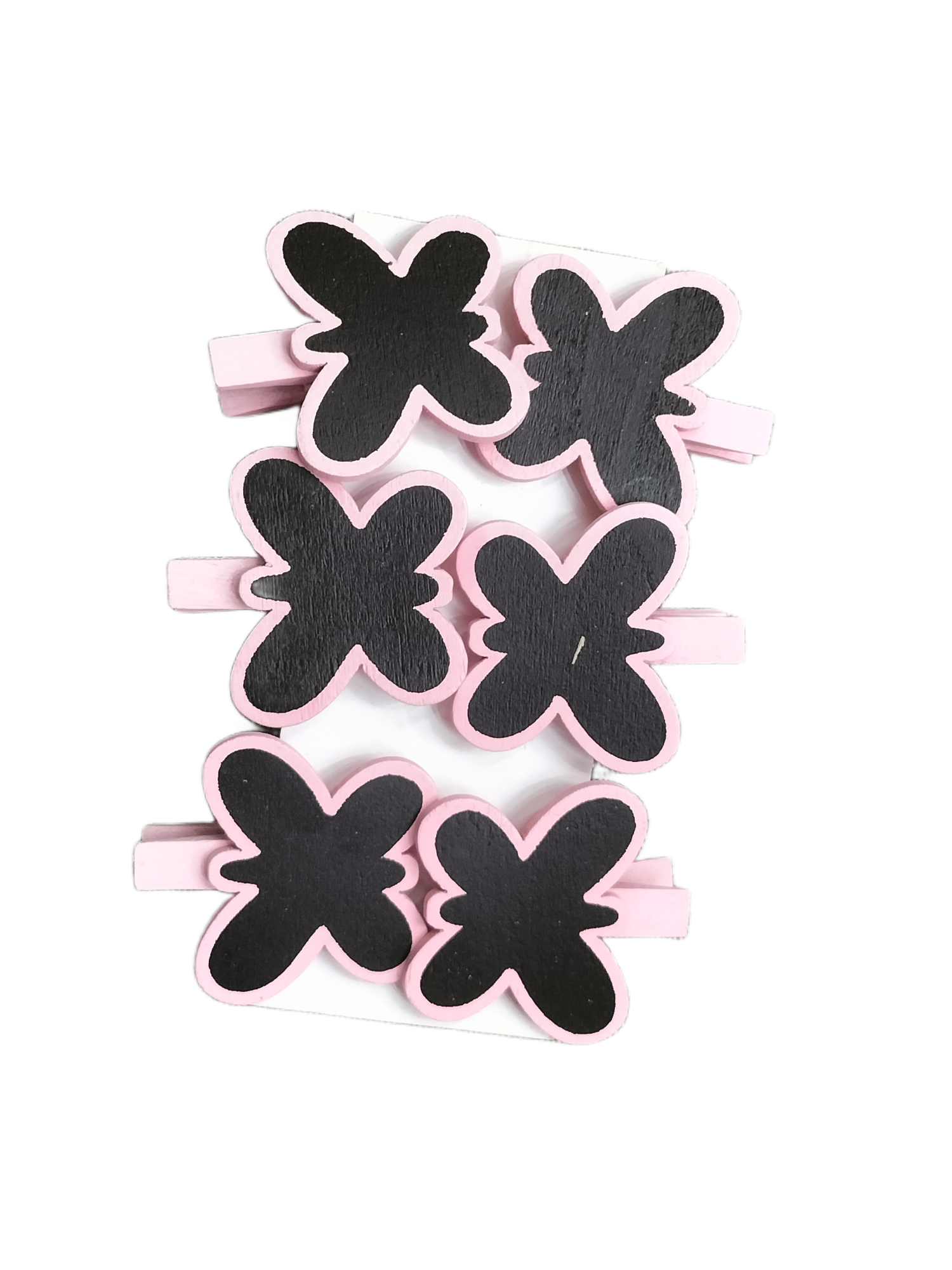 Factory direct sales of wooden handicrafts such as five-pointed stars, butterflies, various small messages and beautiful blackboards Specification image