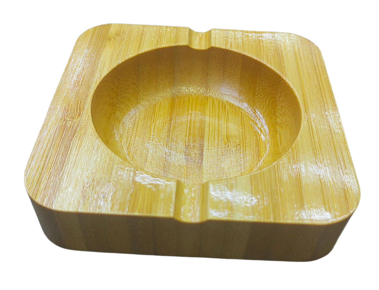 【 Jiehao Bamboo and Wood 】 Custom wholesale of genuine Chinese-style wooden ashtrays made of Nan bamboo in a simple and creative square style AV360 WB-1022 pic 8