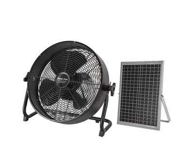 Solar Fan Low Voltage 12V Movable Fan 3 Blade Wind Full New Energy Products A Generation Of Solar Charging Fan Desktop Home Fan Outdoor Rechargeable Portable Cross-Border Fan Factory Direct Sales