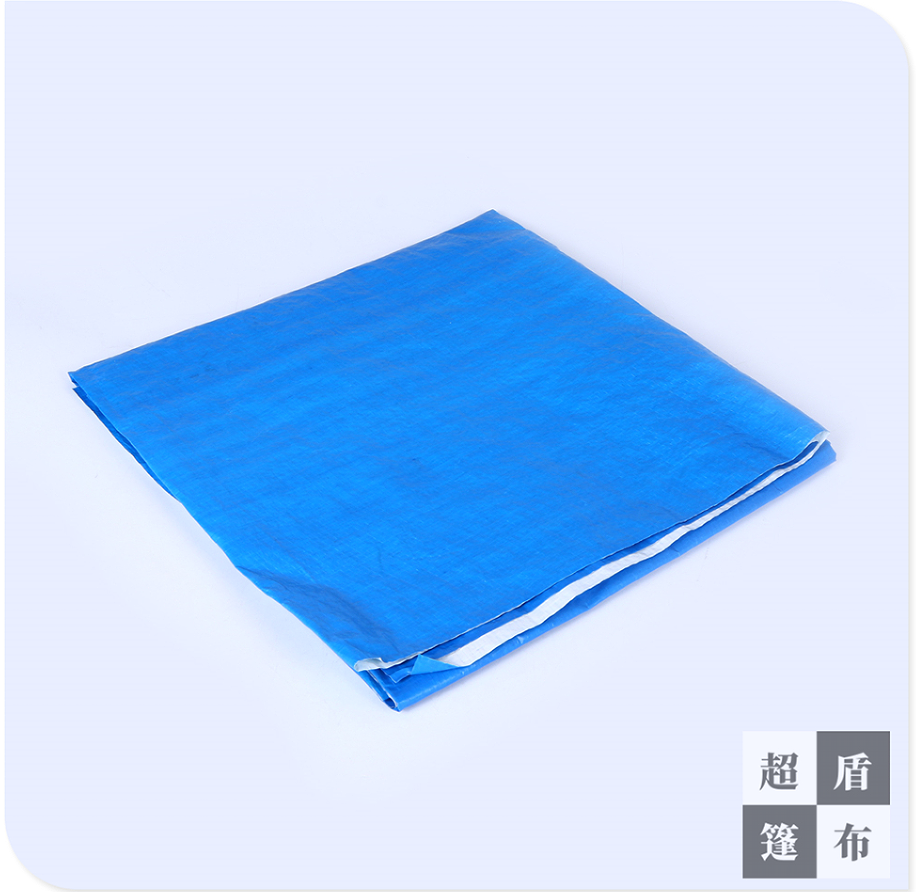 【防水加固蓬布，抗水抗污超耐用】蓝白编织布