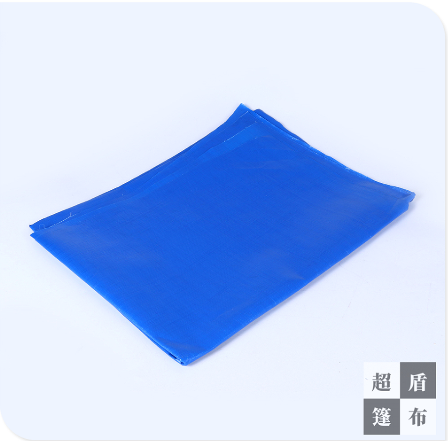 Blue plastic sheet