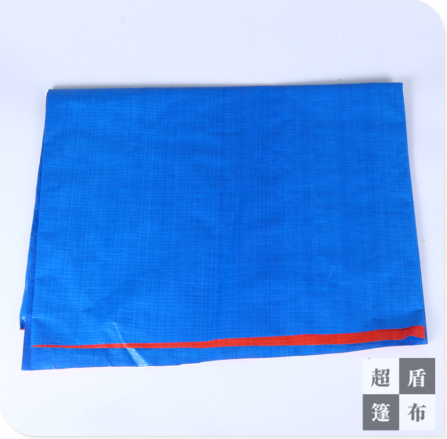 【防水蓬布材质抗潮防水旅行必备】蓝红编织布