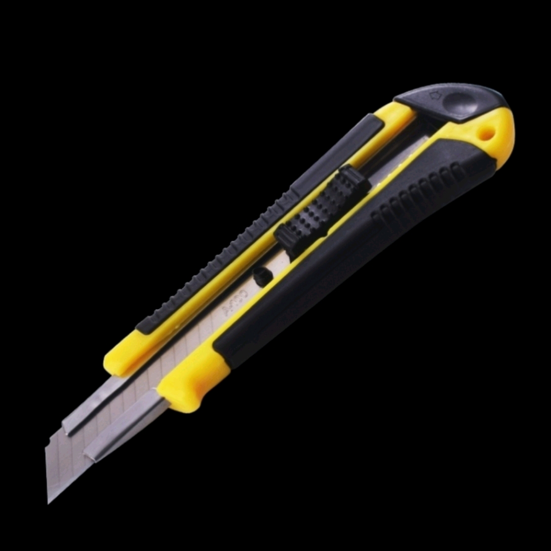 包胶美工刀重型加厚不锈钢刀片工业家用多功能工具刀子壁纸刀详情图7