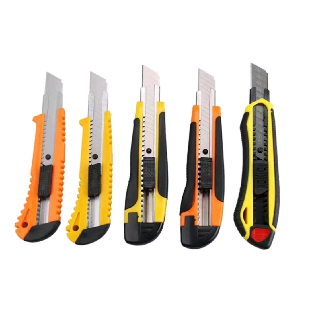 包胶美工刀重型加厚不锈钢刀片工业家用多功能工具刀子壁纸刀详情图2