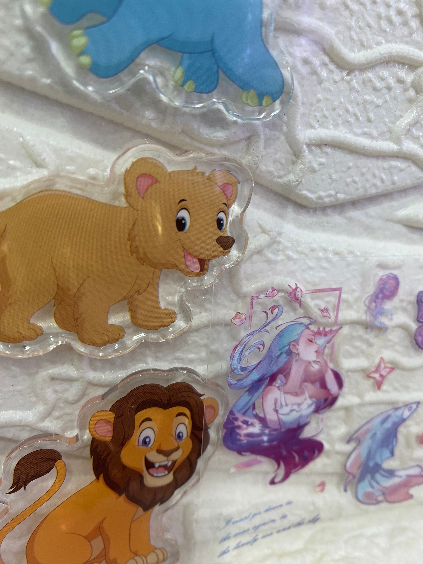 Cartoon children's jelly planner material stickers, cartoon animal traffic, cute 3D stereoscopic decorative glass stickers Item Picture