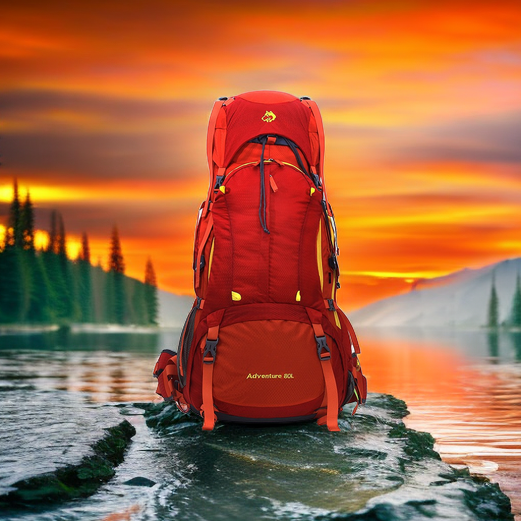 JungleKing outdoor equipment anti-drop bag, reinforced zipper, wear-resistant, waterproof, comfortable to carry, lightweight and portable, high-quality material for travel details Picture