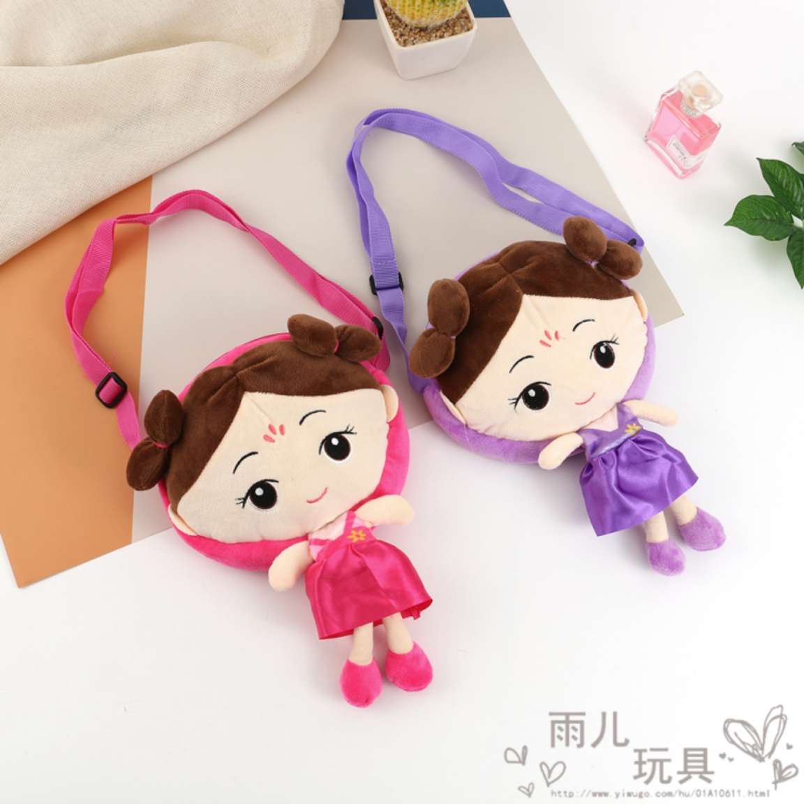 玩具/玩具包/女孩挎包白底实物图