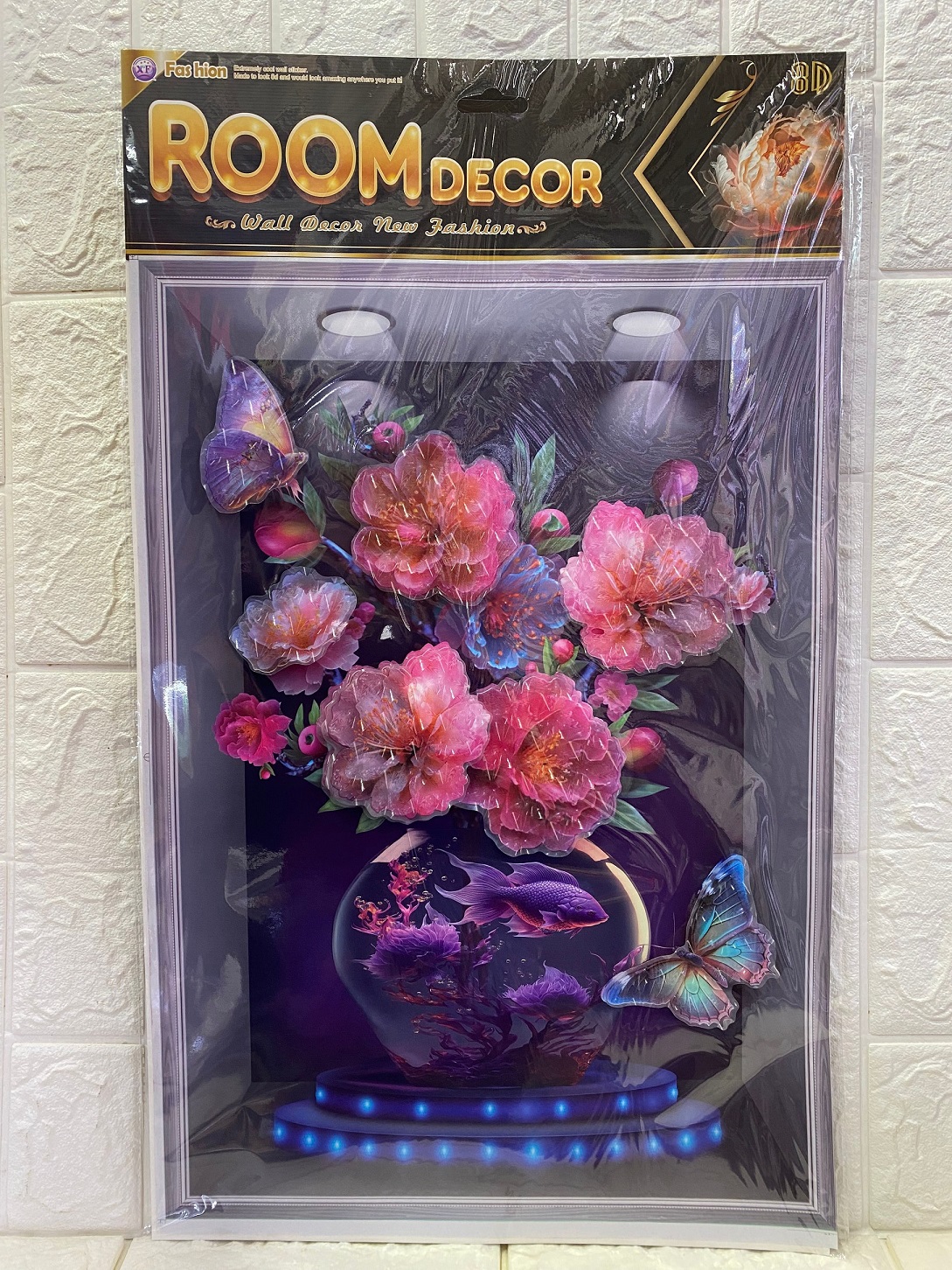 Three-dimensional decorative stickers for photo frames and vases, PVC vases, three-dimensional wall stickers for living rooms, bedrooms and lobbies details Picture