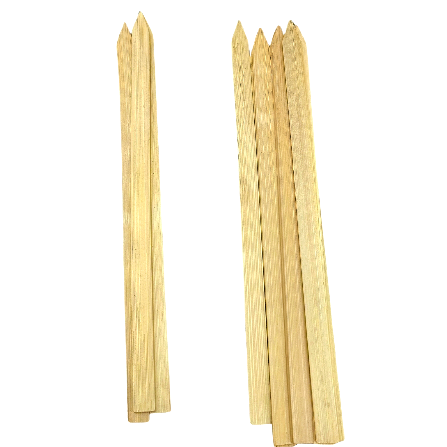 For thickening and lengthening yellow skin, one-time flat barbecue bamboo skewers, thick process, commercial Japanese-style bamboo Item Picture