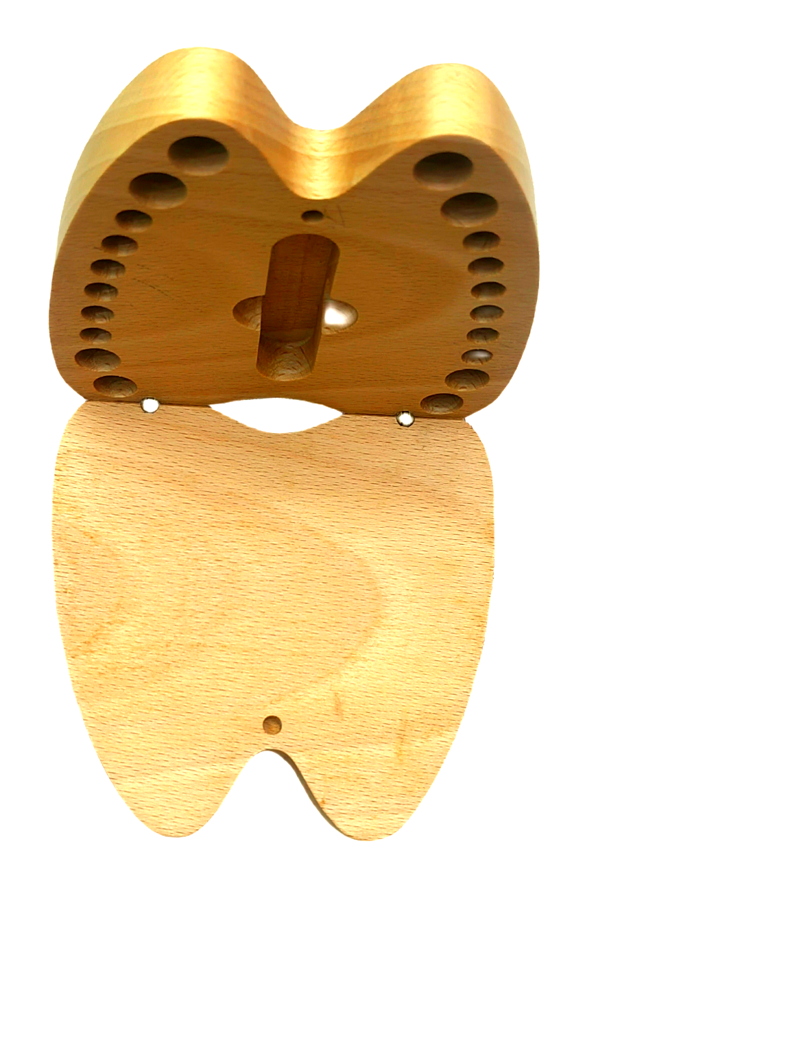 Wooden baby tooth commemorative box for boys and girls, teeth and fetal hair collection box for children, baby tooth replacement preservation box detail image 3