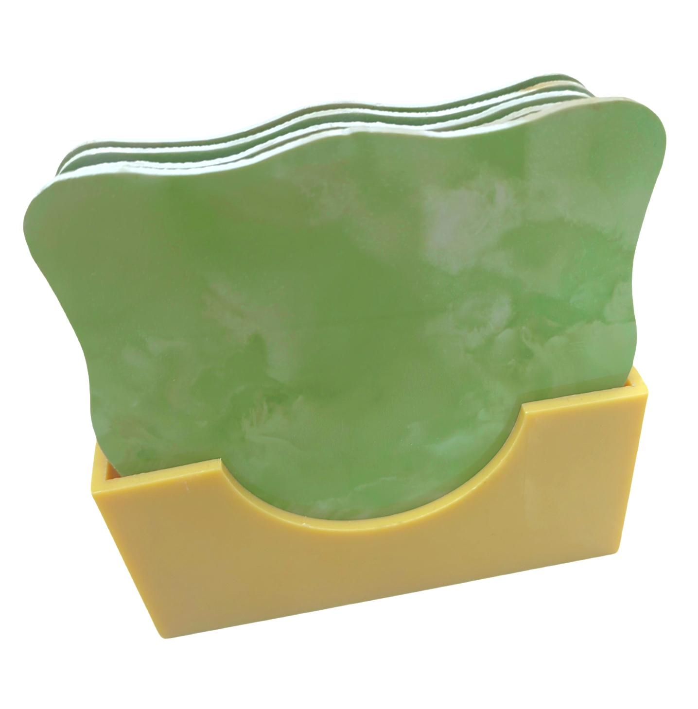 Jiehao bamboo and wood glass cup mat, anti-drop and heat-resistant, health-specific family cup mat pic 2