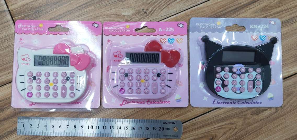 卡通计算器。可爱小学生计算机。kt折叠机算器详情图19