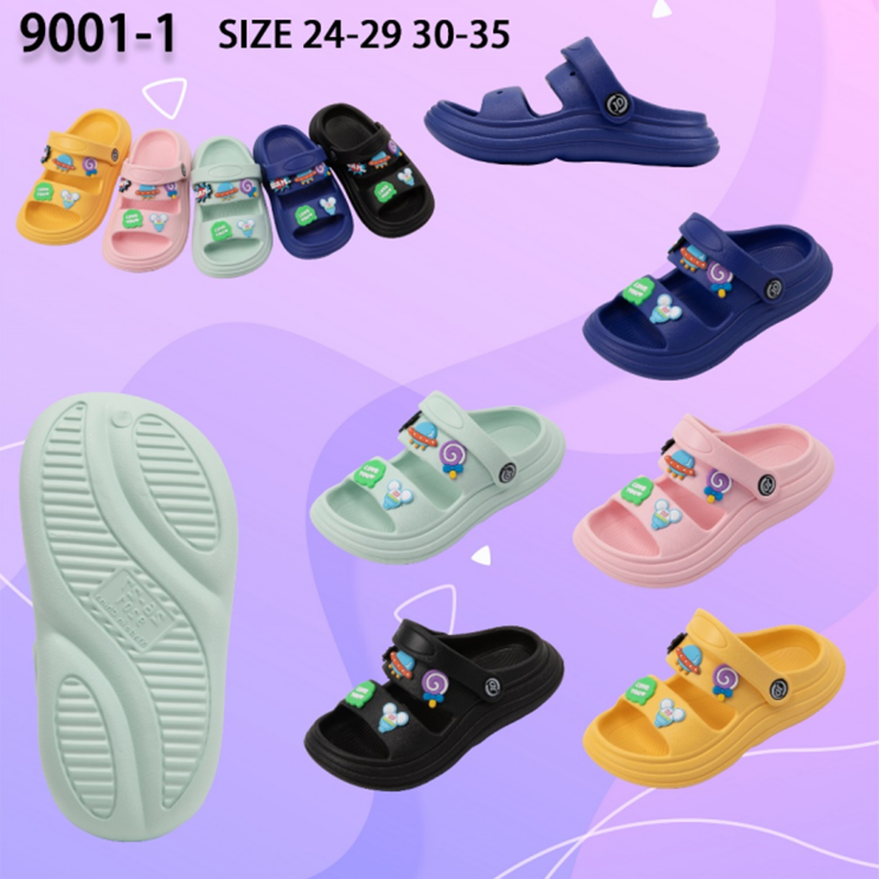 New summer anti-slip outdoor slippers for children, suitable for both boys and girls, beach shoes for foreign trade details Picture