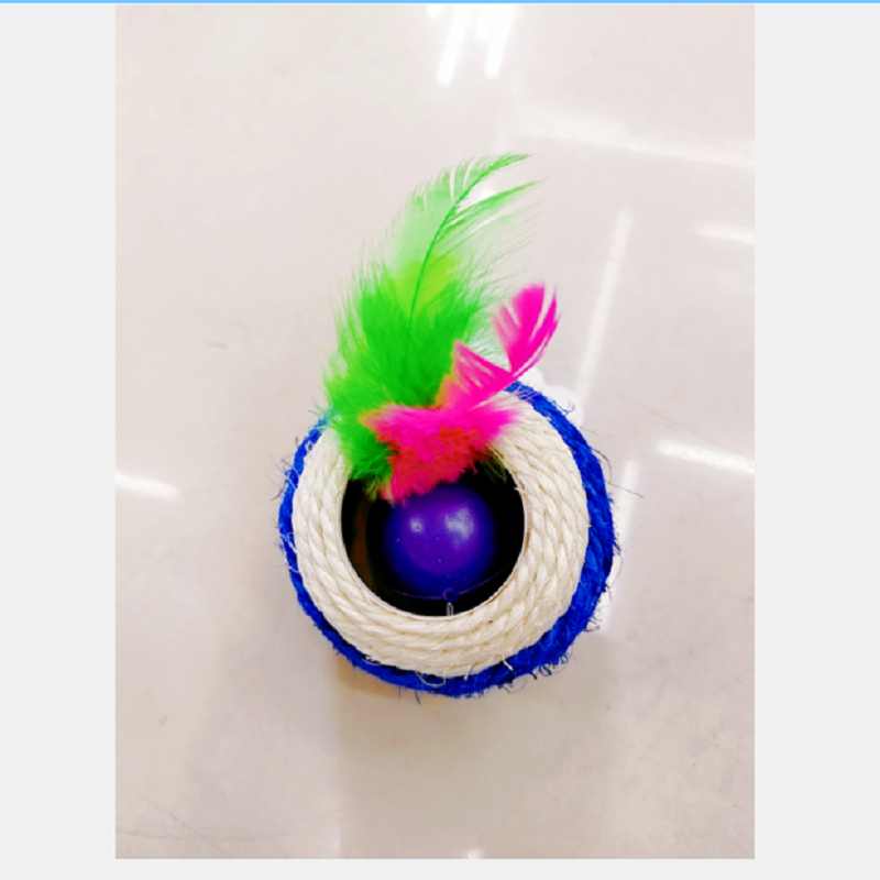 Direct sales from the manufacturer of pet toys, cat toys, sisal two-hole balls, cat toys, funny cat toys, claw grinding toys, and interactive cat toys Specification image