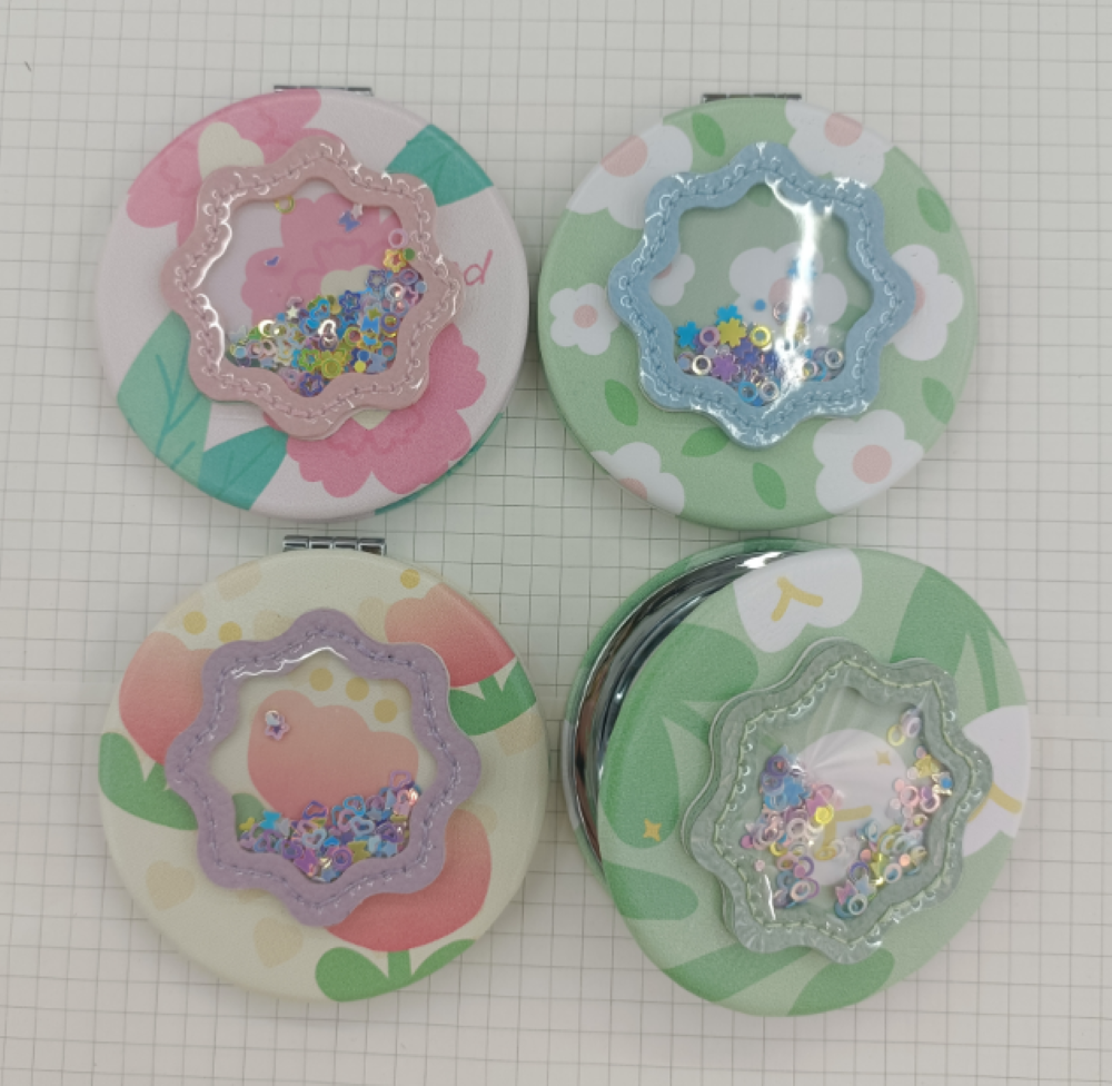 化妆镜/随身镜白底实物图