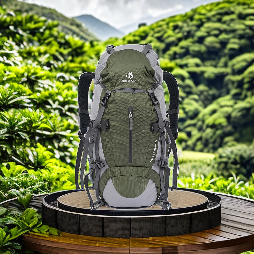 外贸专供Jungle King1009#经典畅销型号户外背包 3日徒步登山包多用途旅行野营包