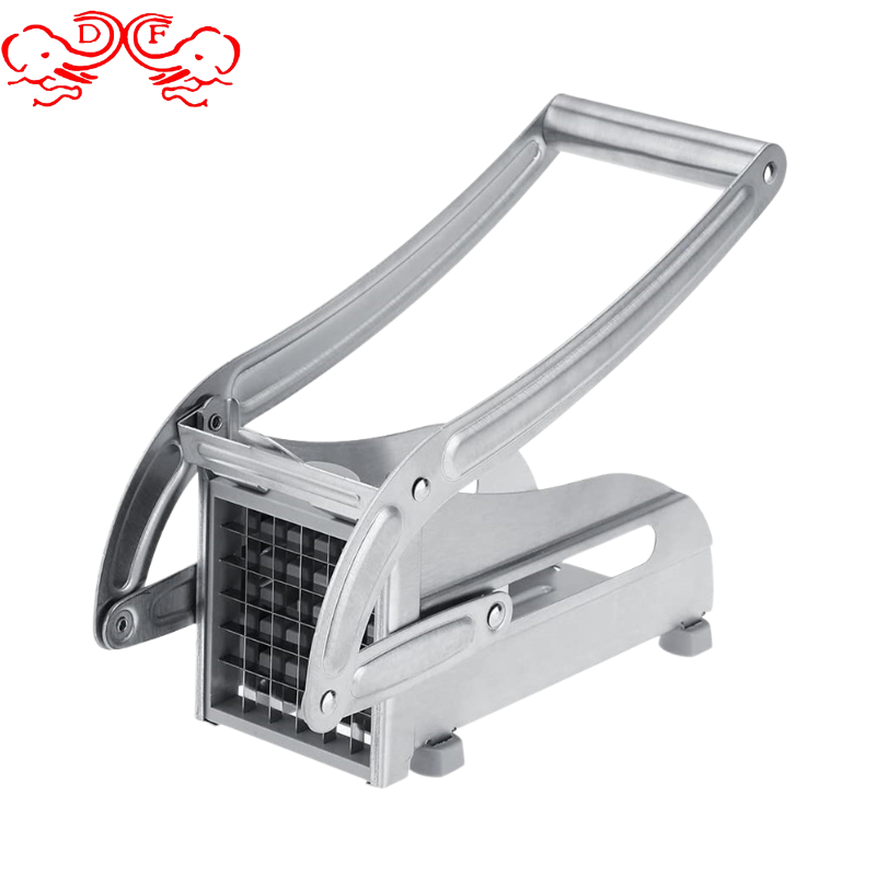 DF68363 Multi-functional home French fries machine Aluminum alloy slicer Vegetable slicer Manual French fries machine DF Trading house