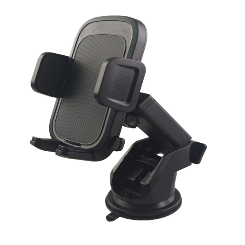 车载吸盘自动锁手机支架 车载吸盘手机支架 多功能手机架 QW363