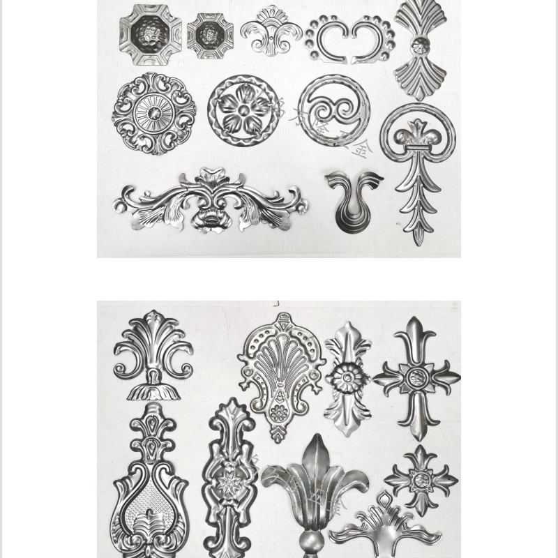 义乌铁艺/铁艺栅栏配件/铁艺栏杆配件/铁艺楼梯配件/铁艺护栏配件/户外护栏细节图