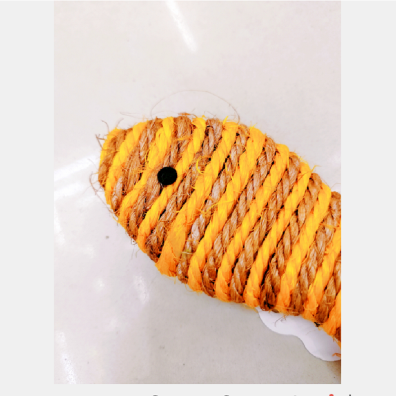 宠物猫咪玩具 剑麻鱼宠物猫咪玩具 猫咪逗趣互动磨爪玩具 厂家直销详情2