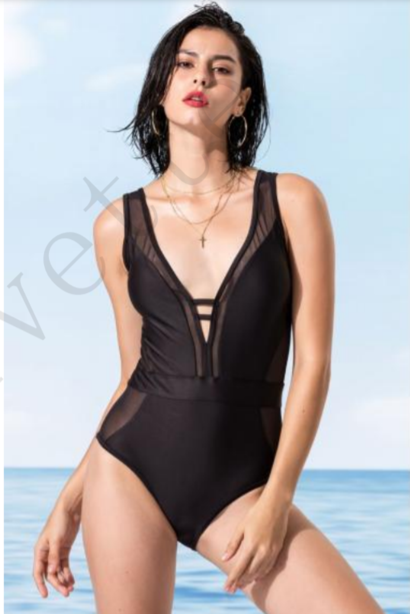 Factory direct sales Europe and America sexy elegant female one-piece swimsuit YFT-S176370A03 thumbnail