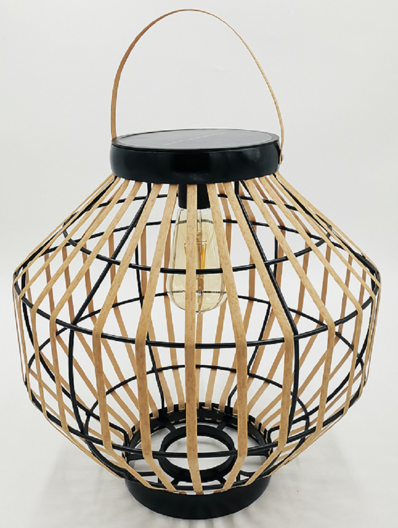 Solar rattan weave lamp Item Picture