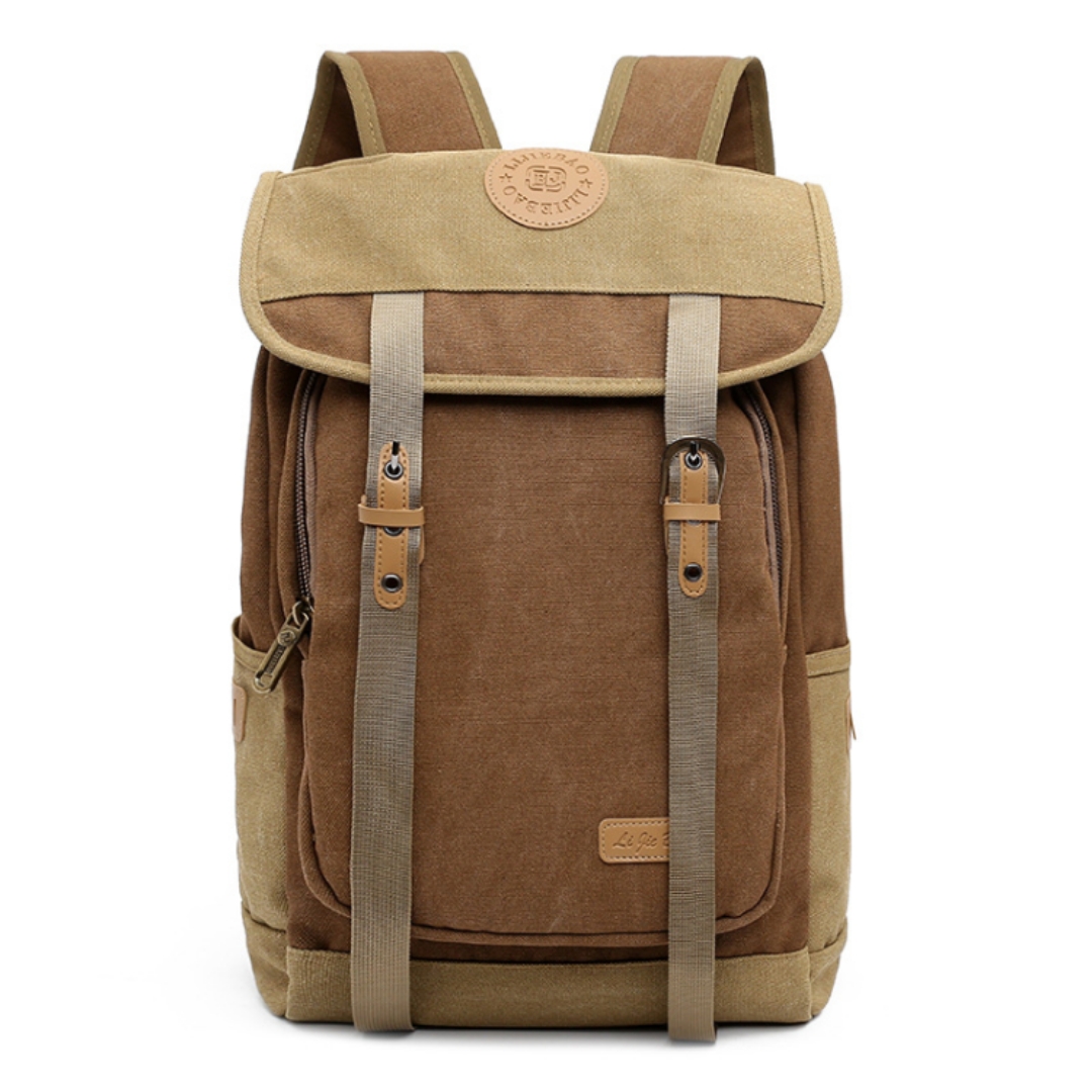 Backpack canvas bag schoolbag student backpack computer backpack factory store stock travel bag mountaineering bag outdoor box. thumbnail