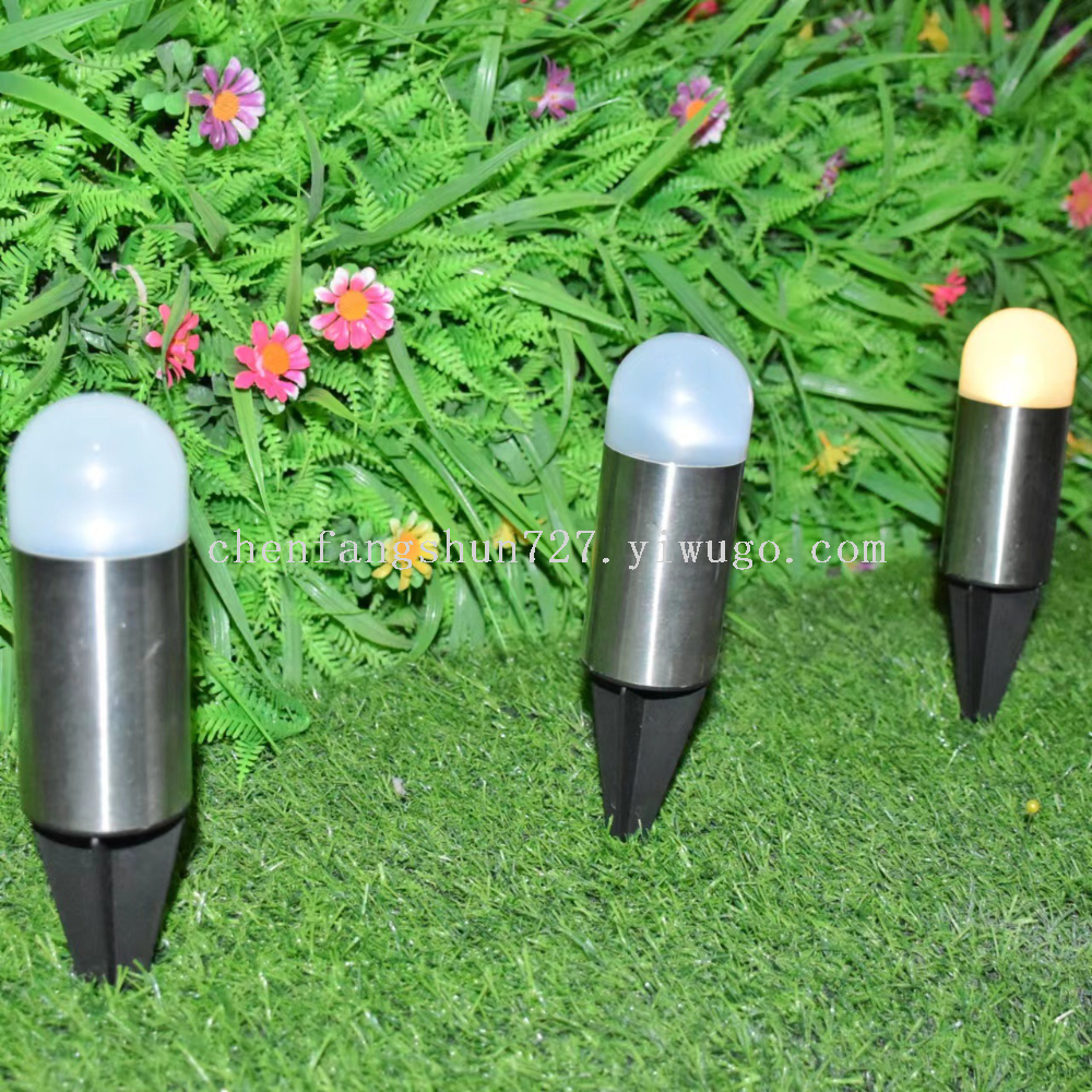 New solar lawn lamp, outdoor garden park decoration, courtyard atmosphere solar column head lamp details Picture