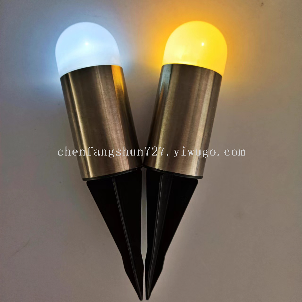 New solar lawn lamp, outdoor garden park decoration, courtyard atmosphere solar column head lamp Specification image