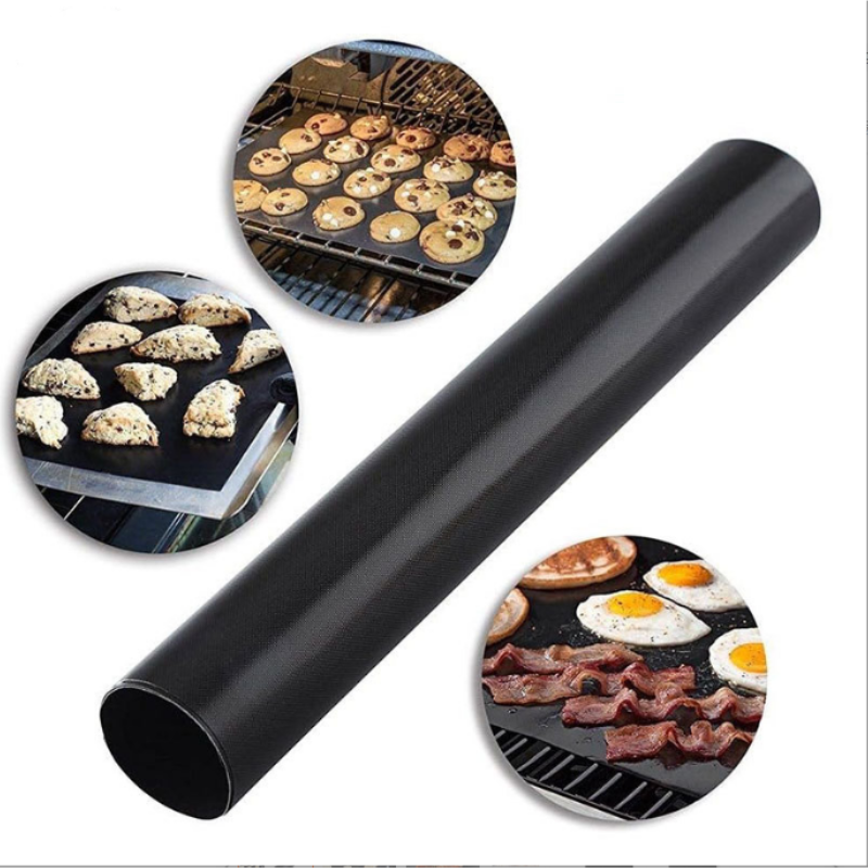 纤维垫/高温油布/高温烧烤垫白底实物图