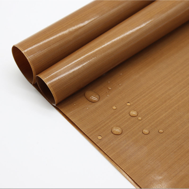 亚马逊 玻璃纤维不粘耐高温bbq烧烤垫 黑色铜色户外特氟龙垫详情1