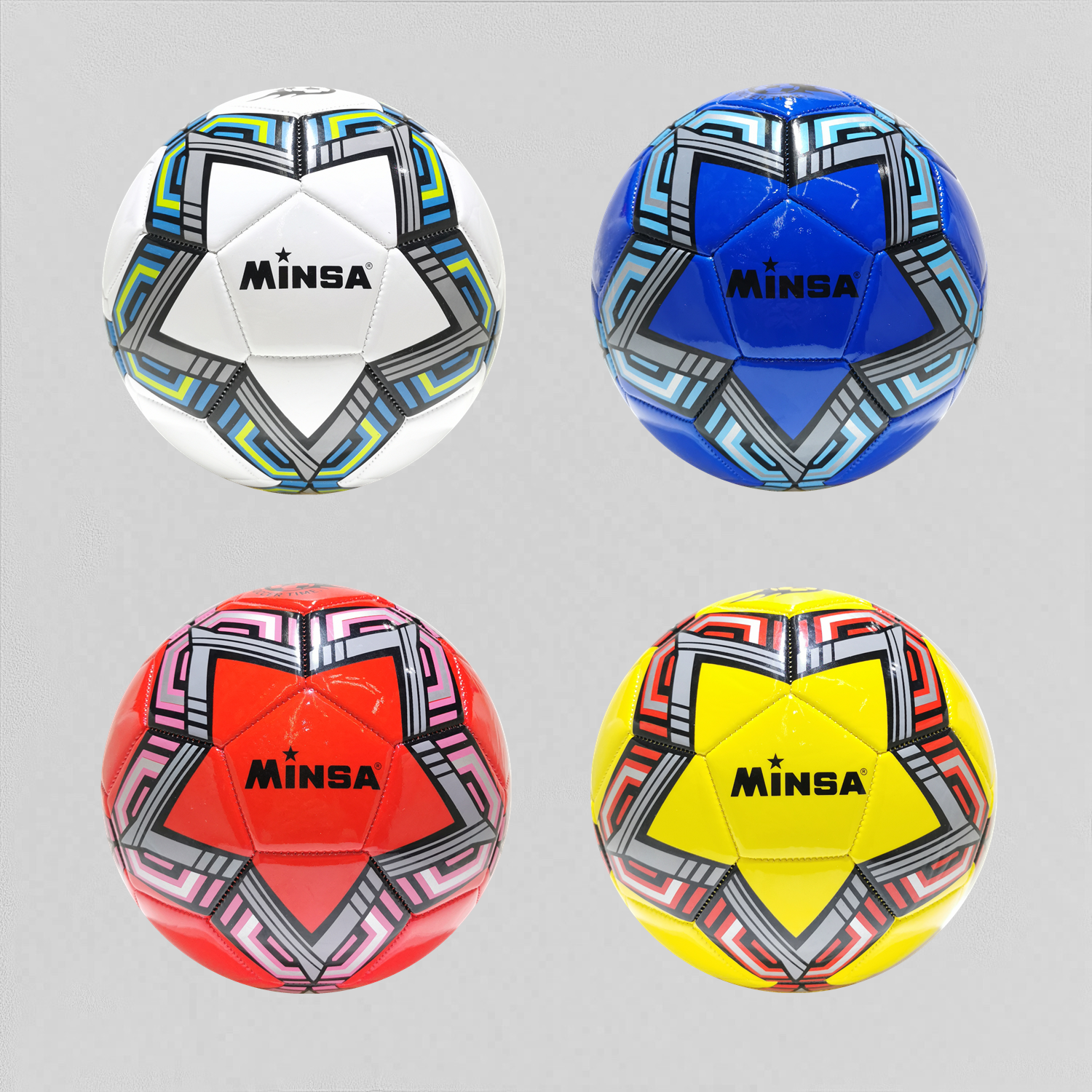 Football Factory Direct Sales MINSA No. 5 FoamingMachine seweing Football Student Training Match Wear-resistant Can Customize LOGO. thumbnail